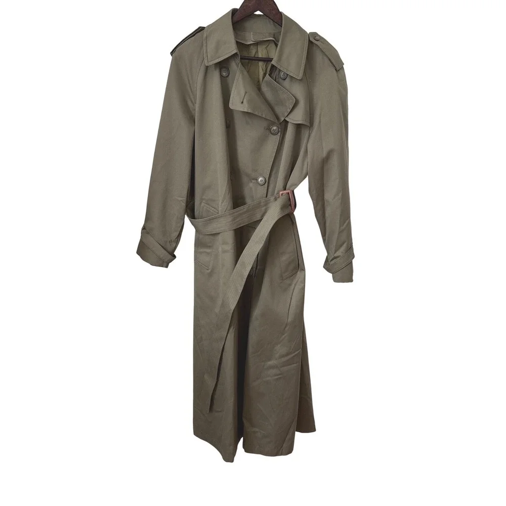 Vintage‎ London Fog green trenchcoat